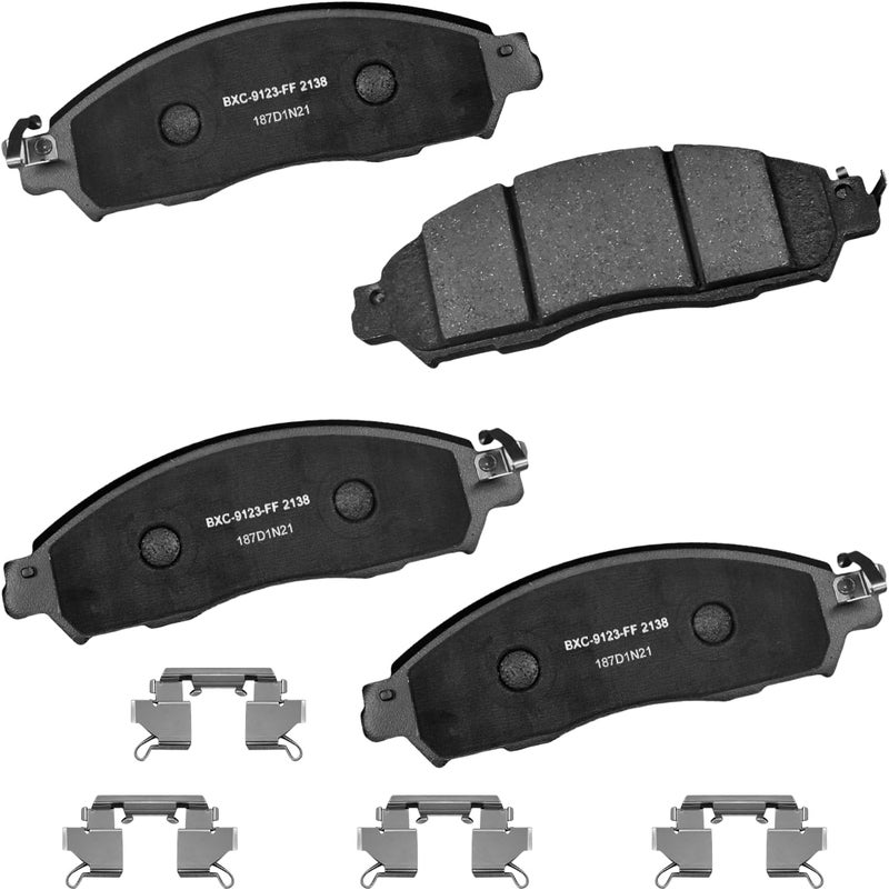 Bendix Premium SBC2138 Ceramic Front Brake Pads for Nissan LEAF 2019-2018, NV200 2021 - Image 1